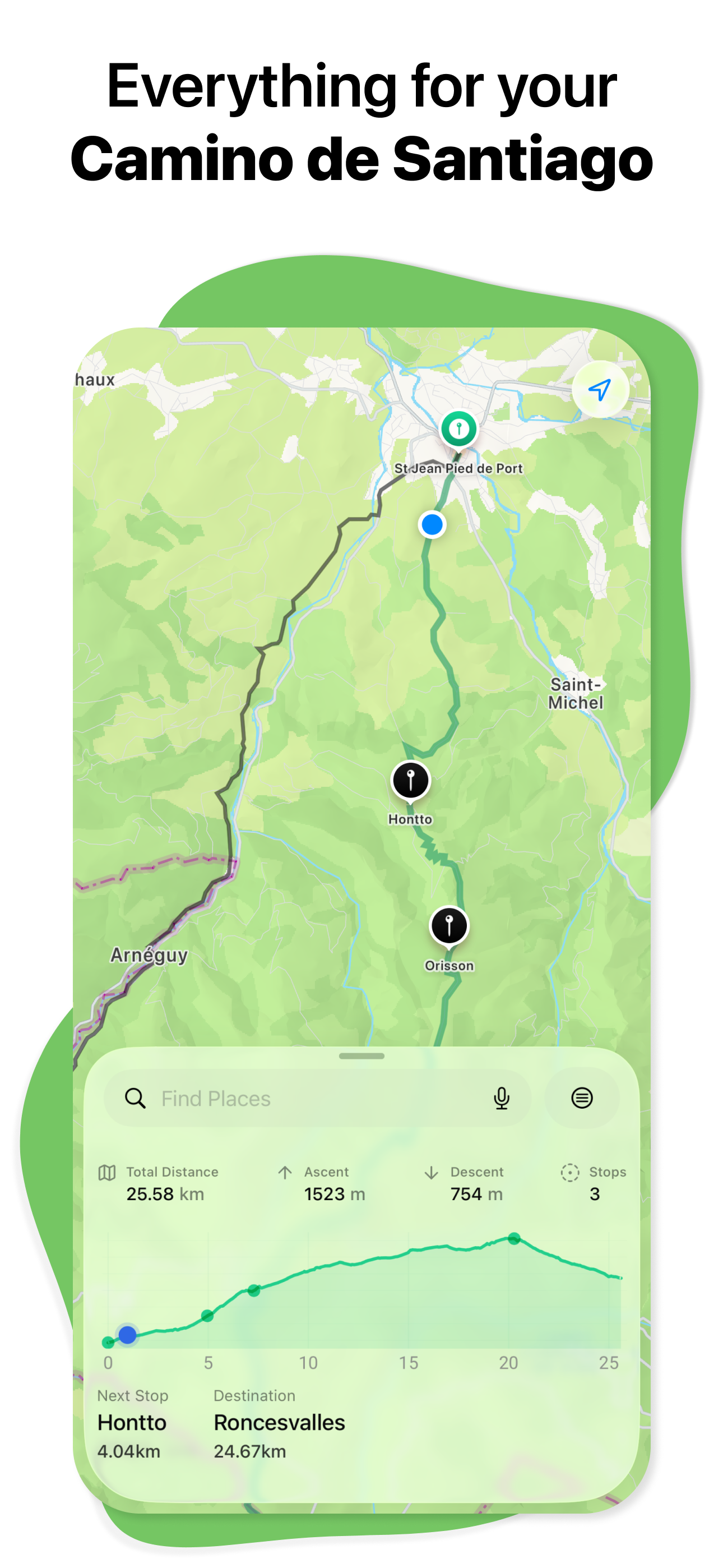 CaminoMaps app screenshot 1