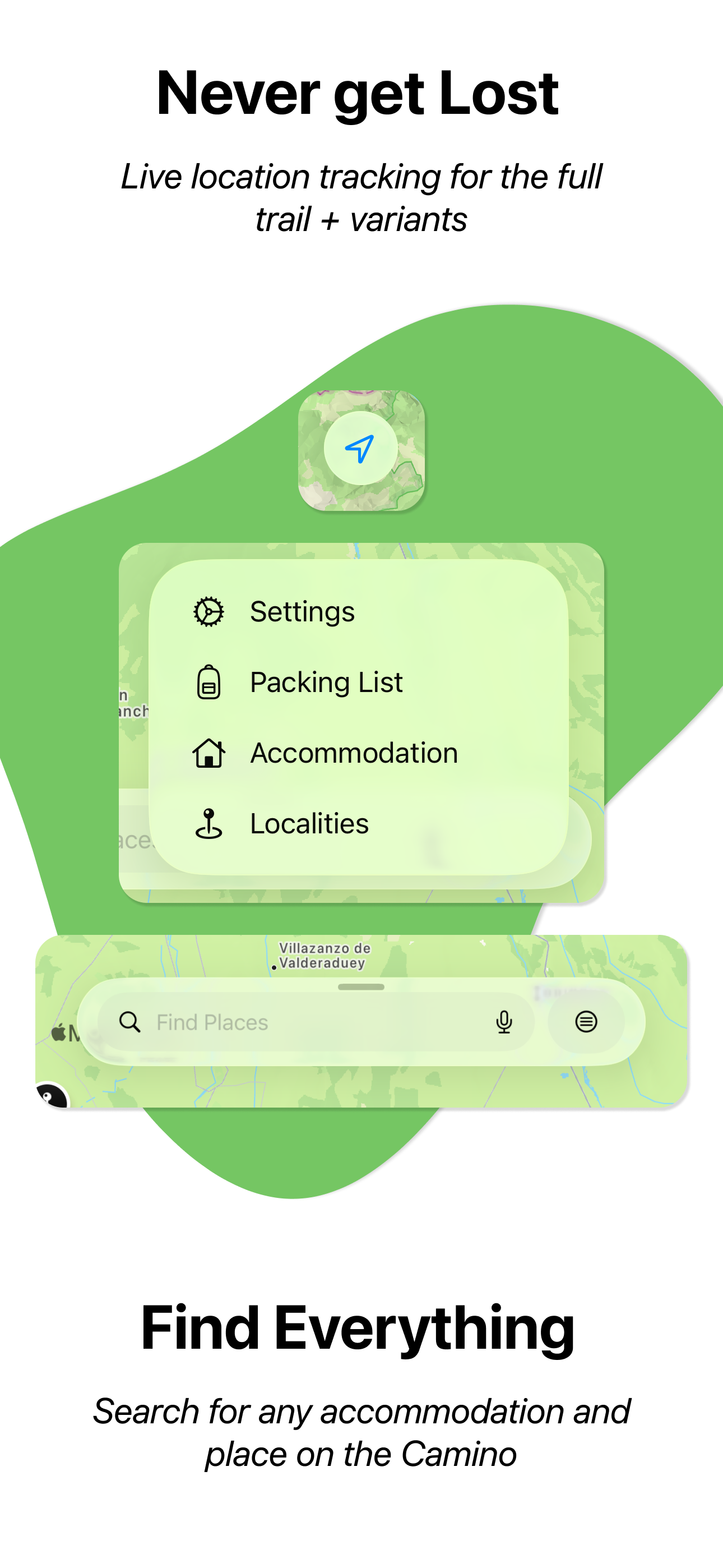 CaminoMaps app screenshot 2